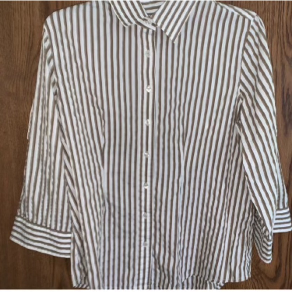 Excellent Preowned Condition Liz Claiborne Blouse Size L. Very Cute